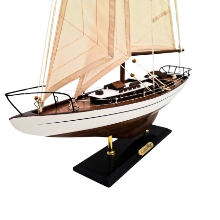 Model Jachtu Żaglowego - dekoracja marynistyczna 66 cm – 50445